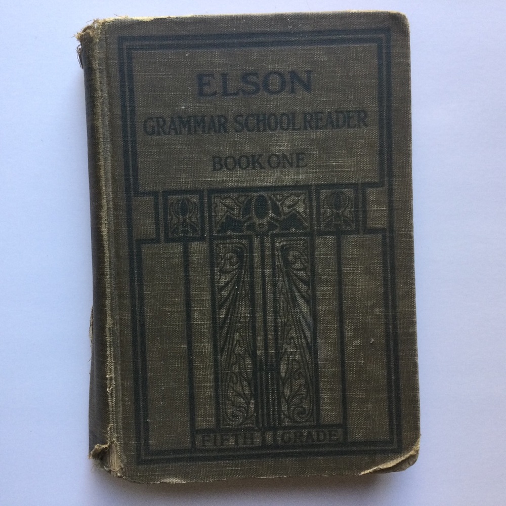 Antique Elson Grammar School Reader Book One Fifth Grade